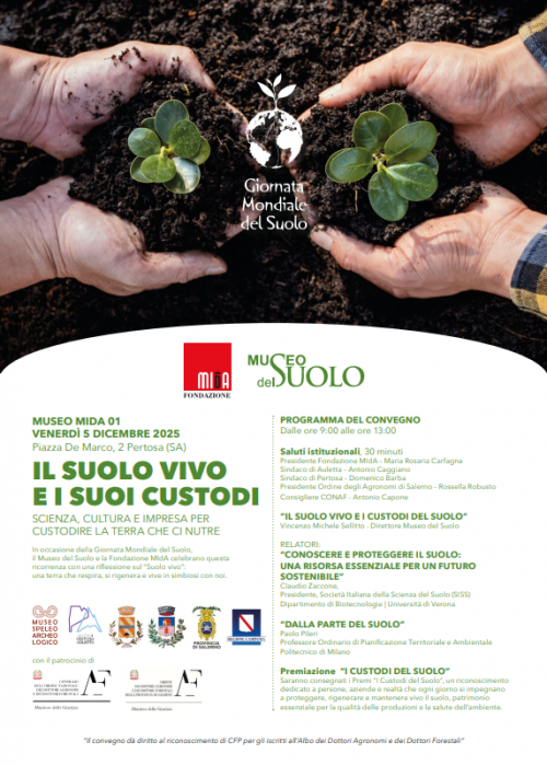 Image for “IL SUOLO VIVO E I SUOI CUSTODI”, una giornata di riflessione in occasione della Giornata Mondiale del Suolo. Partecipa anche Paolo Pileri, con l’intervento “Dalla parte del suolo”.
