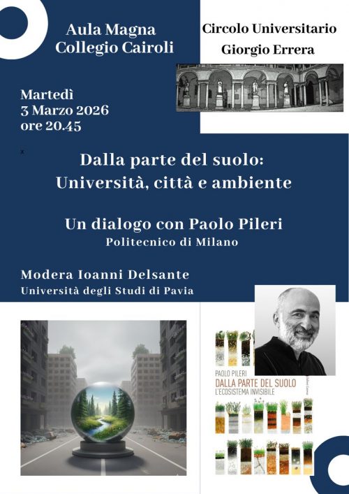 Image for DALLA PARTE DEL SUOLO: UNIVERSITA’, CITTA’ E AMBIENTE. Un dialogo con Paolo Pileri.